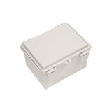 Boxco Q - Series 6.30 x 8.27 x 5.12 Inches(160 x 210 x 130mm) Plastic Enclosure, IP67, IK08, ABS, Grey Cover, Hinge Type with Plate - BC-AGQ-162113G - powersupplymall.com