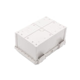 Boxco Q - Series 7.87 x 11.81 x 5.91 Inches(200 x 300 x 150mm) Plastic Enclosure, IP67, IK08, ABS, Grey Cover, Hinge Type with Plate - BC-AGQ-203015G - powersupplymall.com