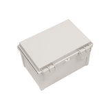 Boxco Q - Series 7.87 x 11.81 x 7.09 Inches(200 x 300 x 180mm) Plastic Enclosure, IP67, IK08, ABS, Grey Cover, Hinge Type with Plate - BC-AGQ-203018G - powersupplymall.com