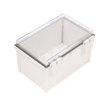 Boxco Q - Series 7.87 x 11.81 x 7.09 Inches(200 x 300 x 180mm) Plastic Enclosure, IP67, IK08, ABS, Transparent Cover, Plastic Hinge and Latch Type - BC - ATQ - 203018 - powersupplymall.com