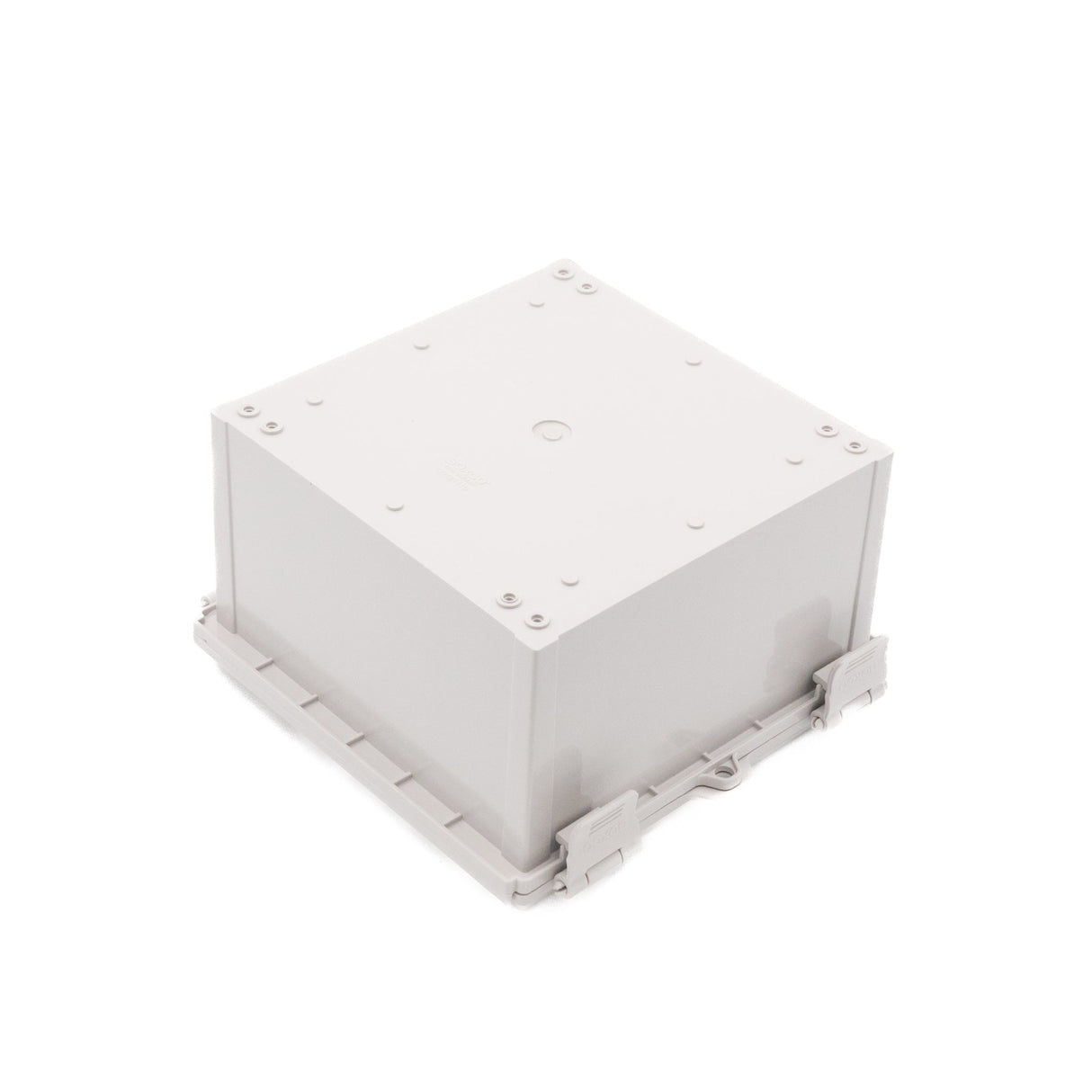 Boxco Q - Series 8.27 x 8.27 x 5.12 Inches(210 x 210 x 130mm) Plastic Enclosure, IP67, IK08, ABS, Grey Cover, Hinge Type with Plate - BC-AGQ-212113G - powersupplymall.com
