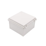 Boxco Q - Series 8.27 x 8.27 x 5.12 Inches(210 x 210 x 130mm) Plastic Enclosure, IP67, IK08, ABS, Grey Cover, Hinge Type with Plate - BC-AGQ-212113G - powersupplymall.com