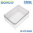 Boxco S - Series 11.02 x 14.96 x 7.09 Inches(280x380x180mm) Plastic Enclosure, IP67, IK08, ABS, Transparent Cover, Screw Type - BC-ATS-283818 - powersupplymall.com