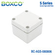 Boxco S - Series 1.97 x 2.56 x 1.77 Inches(50x65x45mm) Plastic Enclosure, IP67, IK08, ABS, Grey Cover, Screw Type - BC-AGS-050604 - powersupplymall.com