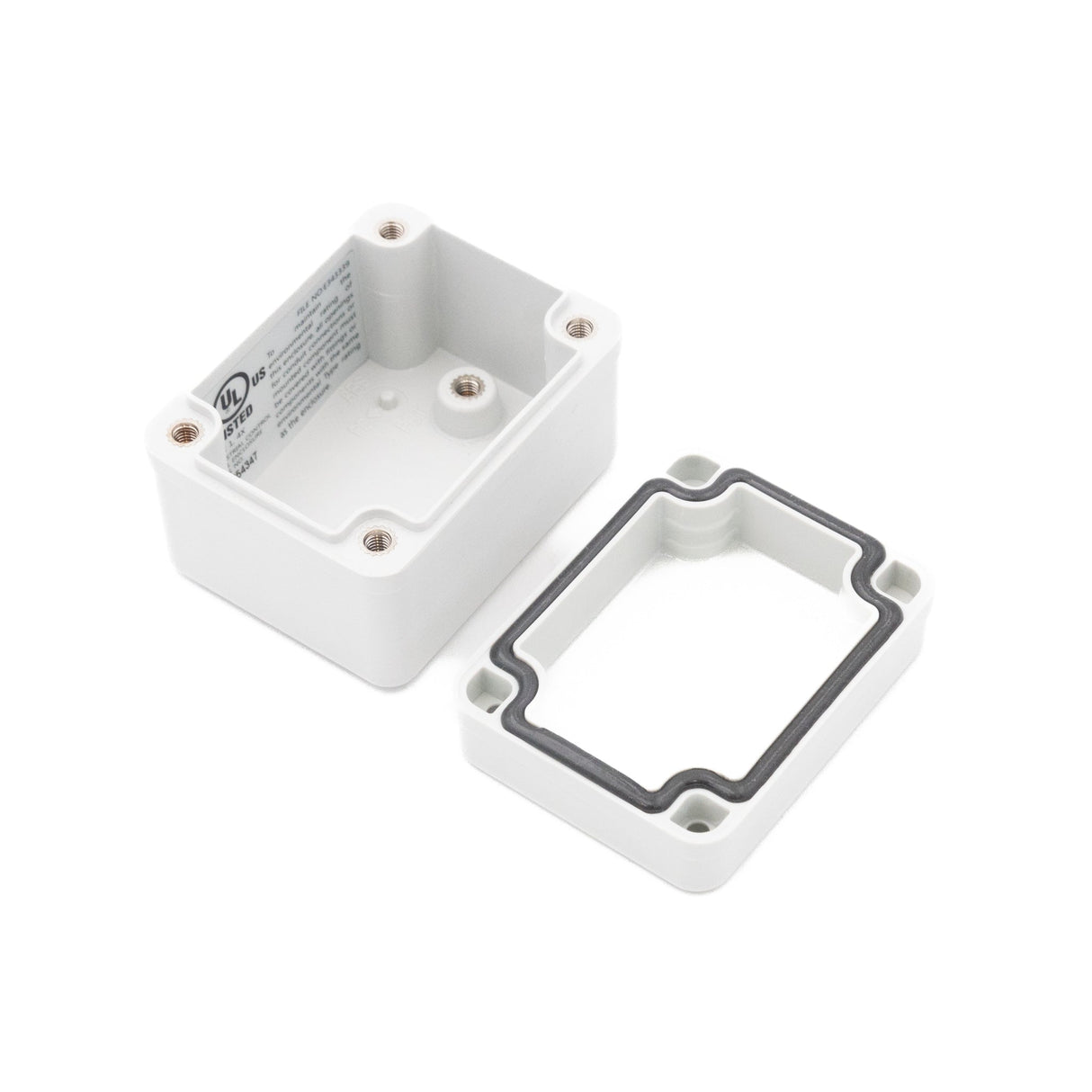 Boxco S - Series 1.97 x 2.56 x 1.77 Inches(50x65x45mm) Plastic Enclosure, IP67, IK08, PC, Grey Cover, Screw Type - BC-CGS-050604 - powersupplymall.com
