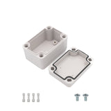 Boxco S - Series 2.56 x 3.74 x 2.17 Inches(65x95x55mm) Plastic Enclosure, IP67, IK08, ABS, Grey Cover, Screw Type - BC - AGS - 060905 - powersupplymall.com