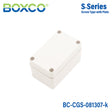 Boxco S - Series 3.15 x 5.12 x 2.76 Inches(80 x 130 x 70mm) Plastic Enclosure, IP67, IK08, PC, Grey Cover, Screw Type - BC-CGS-081307-K - powersupplymall.com