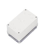 Boxco S - Series 3.15 x 5.12 x 3.35 Inches(80 x 130 x 85mm) Plastic Enclosure, IP67, IK08, ABS, Transparent Cover, Screw Type - BC - ATS - 081308 - K - powersupplymall.com