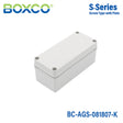 Boxco S - Series 3.15 x 7.09 x 2.76 Inches(80 x 180 x 70mm) Plastic Enclosure, IP67, IK08, ABS, Grey Cover, Screw Type - BC-AGS-081807-K - powersupplymall.com