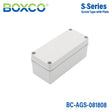 Boxco S - Series 3.15 x 7.09 x 3.35 Inches(80x180x85mm) Plastic Enclosure, IP67, IK08, ABS, Grey Cover, Screw Type - BC-AGS-081808 - powersupplymall.com