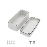 Boxco S - Series 3.15 x 7.09 x 3.35 Inches(80x180x85mm) Plastic Enclosure, IP67, IK08, PC, Grey Cover, Screw Type - BC-CGS-081808 - powersupplymall.com