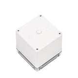 Boxco S - Series 3.94 x 3.94 x 3.94 Inches(100x100x100mm) Plastic Enclosure, IP67, IK08, ABS, Transparent Cover, Screw Type - BC-ATS-101010 - powersupplymall.com