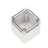 Boxco S - Series 3.94 x 3.94 x 3.94 Inches(100x100x100mm) Plastic Enclosure, IP67, IK08, ABS, Transparent Cover, Screw Type - BC-ATS-101010 - powersupplymall.com