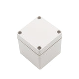 Boxco S - Series 3.94 x 3.94 x 3.94 Inches(100x100x100mm) Plastic Enclosure, IP67, IK08, PC, Grey Cover, Screw Type - BC-CGS-101010 - powersupplymall.com