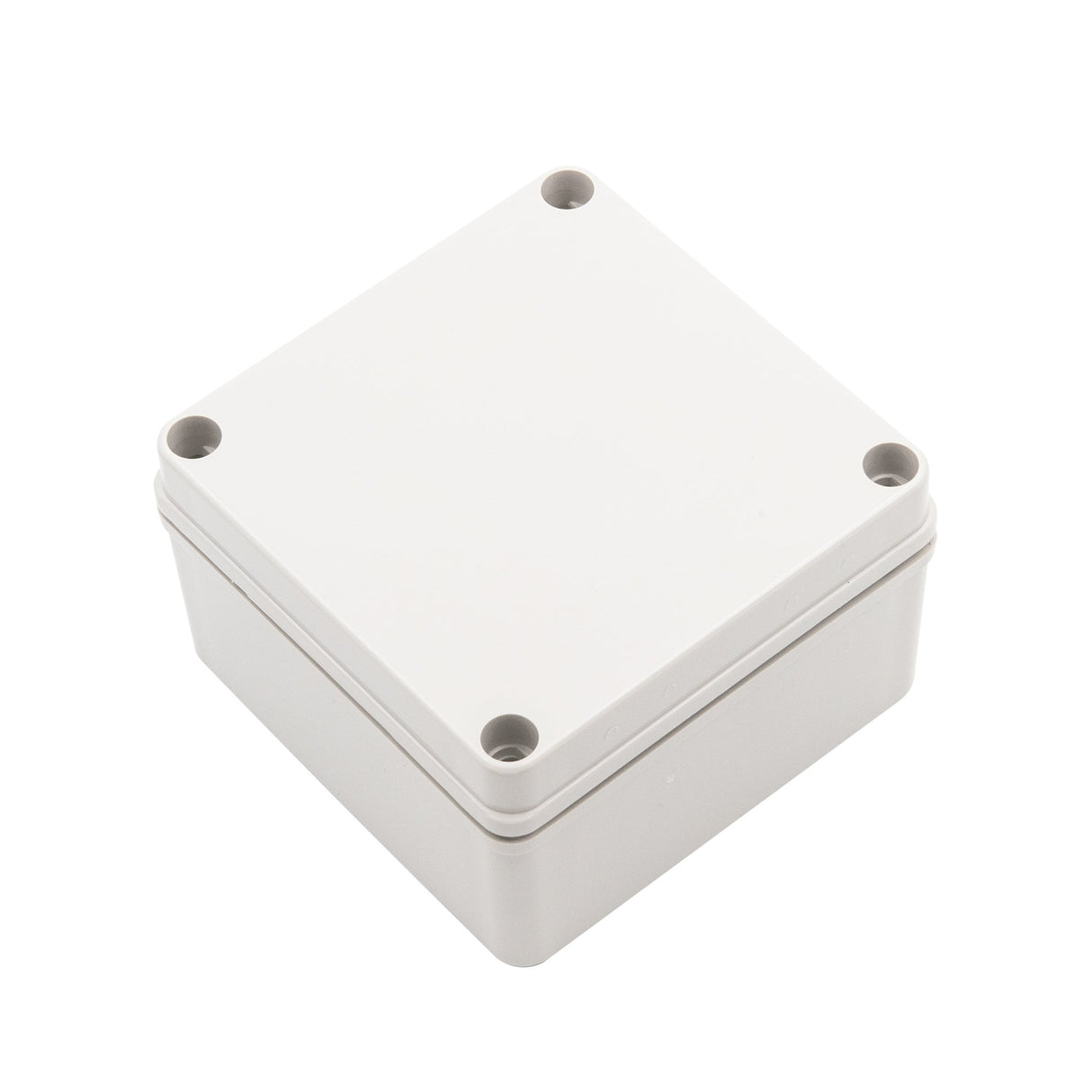 Boxco S - Series 4.92 x 4.92 x 2.95 Inches(125x125x75mm) Plastic Enclosure, IP67, IK08, PC, Grey Cover, Screw Type - BC-CGS-121207 - powersupplymall.com