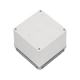 Boxco S - Series 4.92 x 4.92 x 3.94 Inches(125x125x100mm) Plastic Enclosure, IP67, IK08, PC, Transparent Cover, Screw Type - BC-CTS-121210 - powersupplymall.com