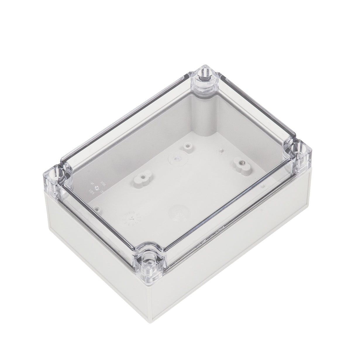 Boxco S - Series 4.92 x 6.89 x 2.95 Inches(125 x 175 x 75mm) Plastic Enclosure, IP67, IK08, PC, Transparent Cover, Screw Type - BC - CTS - 121707 - K - powersupplymall.com