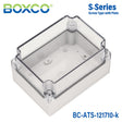 Boxco S - Series 4.92 x 6.89 x 3.94 Inches(125 x 175 x 100mm) Plastic Enclosure, IP67, IK08, ABS, Transparent Cover, Screw Type - BC-ATS-121710-K - powersupplymall.com