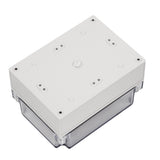 Boxco S - Series 4.92 x 6.89 x 3.94 Inches(125 x 175 x 100mm) Plastic Enclosure, IP67, IK08, PC, Transparent Cover, Screw Type - BC-CTS-121710-K - powersupplymall.com