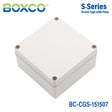 Boxco S - Series 5.91 x 5.91 x 2.95 Inches(150x150x75mm) Plastic Enclosure, IP67, IK08, PC, Grey Cover, Screw Type - BC-CGS-151507 - powersupplymall.com
