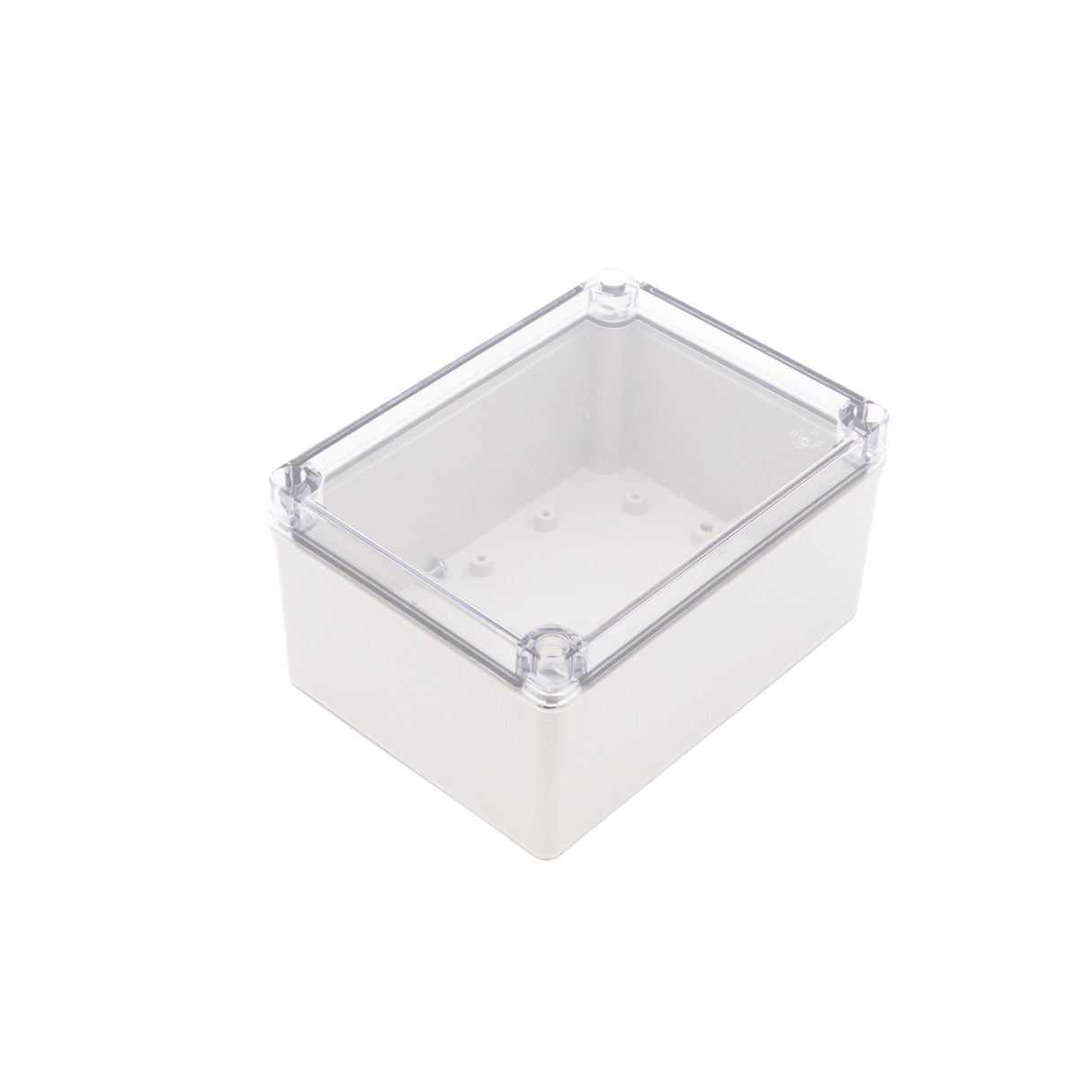 Boxco S - Series 5.91 x 7.87 x 3.94 Inches(150x200x100mm) Plastic Enclosure, IP67, IK08, ABS, Transparent Cover, Screw Type - BC-ATS-152010 - powersupplymall.com