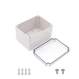 Boxco S - Series 5.91 x 7.87 x 5.12 Inches(150x200x130mm) Plastic Enclosure, IP67, IK08, ABS, Transparent Cover, Screw Type - BC - ATS - 152013 - powersupplymall.com