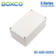Boxco S - Series 5.91 x 9.84 x 3.94 Inches(150x250x100mm) Plastic Enclosure, IP67, IK08, ABS, Grey Cover, Screw Type - BC-AGS-152510 - powersupplymall.com