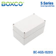 Boxco S - Series 5.91 x 9.84 x 5.12 Inches(150x250x130mm) Plastic Enclosure, IP67, IK08, ABS, Grey Cover, Screw Type - BC-AGS-152513 - powersupplymall.com