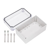 Boxco S - Series 5.91 x 9.84 x 5.12 Inches(150x250x130mm) Plastic Enclosure, IP67, IK08, ABS, Transparent Cover, Screw Type - BC-ATS-152513 - powersupplymall.com