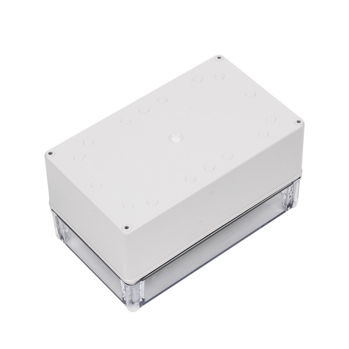 Boxco S - Series 5.91 x 9.84 x 5.12 Inches(150x250x130mm) Plastic Enclosure, IP67, IK08, ABS, Transparent Cover, Screw Type - BC-ATS-152513 - powersupplymall.com