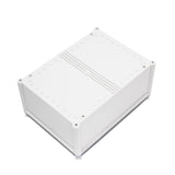 Boxco S - Series 6.3 x 6.3 x 2.76 Inches(160x160x70mm) Plastic Enclosure, IP67, IK08, ABS, Transparent Cover, Screw Type - BC - ATS - 161607 - powersupplymall.com