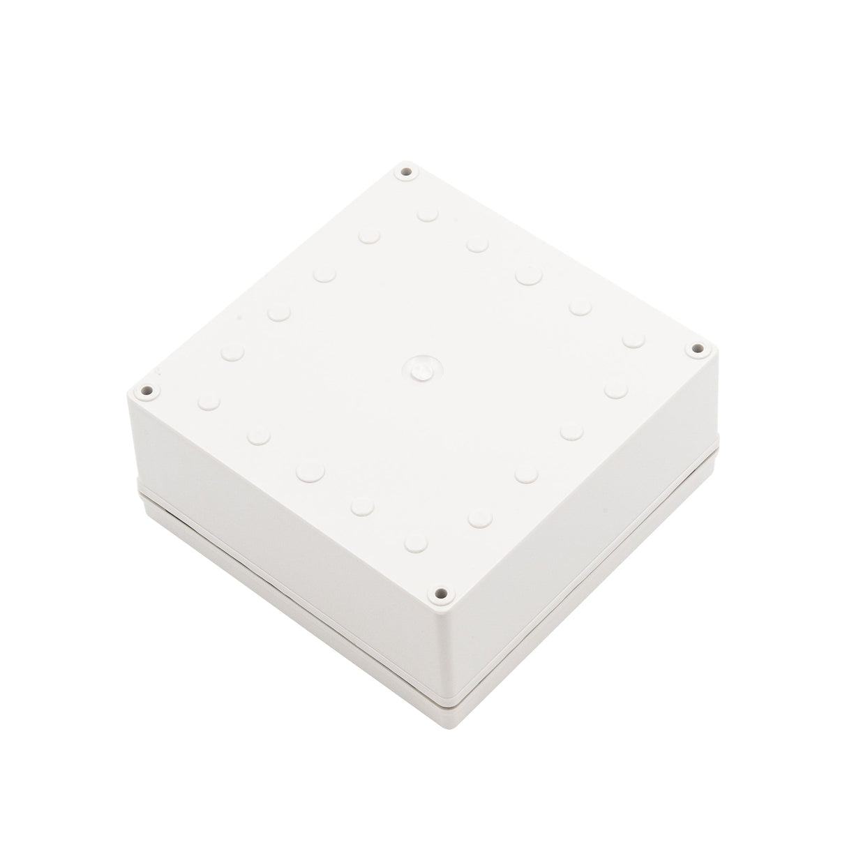 Boxco S - Series 6.3 x 6.3 x 2.76 Inches(160x160x70mm) Plastic Enclosure, IP67, IK08, PC, Grey Cover, Screw Type - BC-CGS-161607 - powersupplymall.com