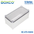 Boxco S - Series 7.48 x 14.96 x 7.09 Inches(190x380x180mm) Plastic Enclosure, IP67, IK08, ABS, Transparent Cover, Screw Type - BC-ATS-193818 - powersupplymall.com