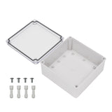 Boxco S - Series 7.87 x 7.87 x 3.94 Inches(200x200x100mm) Plastic Enclosure, IP67, IK08, ABS, Transparent Cover, Screw Type - BC - ATS - 202010 - powersupplymall.com