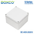 Boxco S - Series 7.87 x 7.87 x 5.12 Inches(200x200x130mm) Plastic Enclosure, IP67, IK08, ABS, Grey Cover, Screw Type - BC-AGS-202013 - powersupplymall.com
