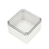 Boxco S - Series 7.87 x 7.87 x 5.12 Inches(200x200x130mm) Plastic Enclosure, IP67, IK08, ABS, Transparent Cover, Screw Type - BC - ATS - 202013 - powersupplymall.com