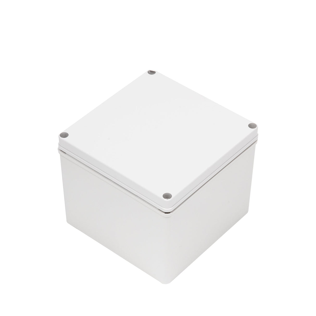 Boxco S - Series 7.87 x 7.87 x 6.3 Inches(200x200x160mm) Plastic Enclosure, IP67, IK08, PC, Grey Cover, Screw Type - BC - CGS - 202016 - powersupplymall.com
