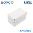 Boxco S - Series 9.84 x 5.91 x 5.12 Inches(150×250×130mm) Plastic Enclosure, IP67, IK08, PC, Grey Cover, Screw Type - BC-CGS-152513 - powersupplymall.com