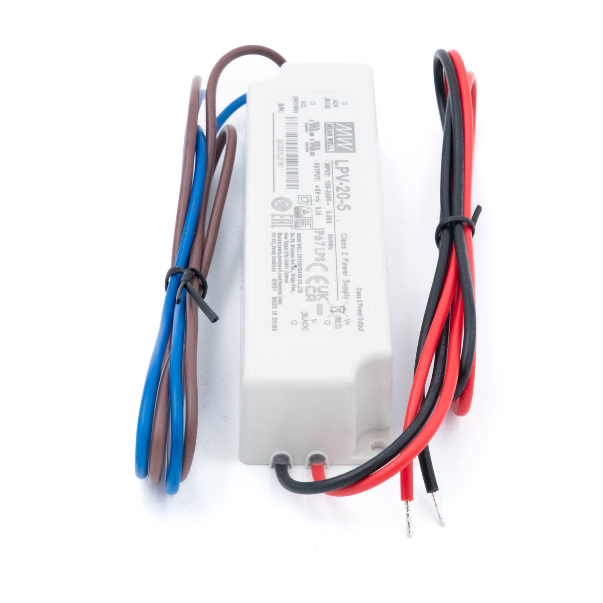 Mean Well LPV-20-5 LED Driver — 15W 5V 3A IP67 Waterproof - PHOTO 2
