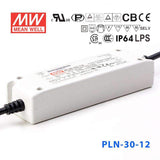 Mean Well PLN-30-12 Power Supply 30W 12V - IP64 2.5A