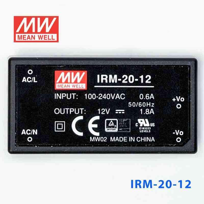 Mean Well IRM-20-12 Switching Power Supply 3W 12V 1.8A - Encapsulated - PHOTO 2