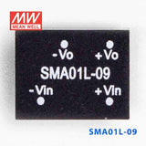 Mean Well SMA01L-09 DC-DC Converter - 1W - 4.5~5.5V in 9V out 110mA - PHOTO 2