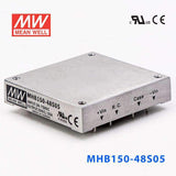 Mean Well MHB150-48S05 DC-DC Converter - 150W - 36~75V in 5V out 20A