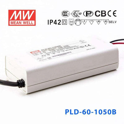 Mean Well PLD-60-1050B Power Supply 60W 1050mA
