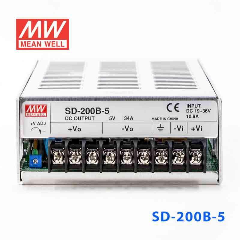 Mean Well SD-200B-5 DC-DC Converter - 170W - 19~36V in 5V out - PHOTO 2