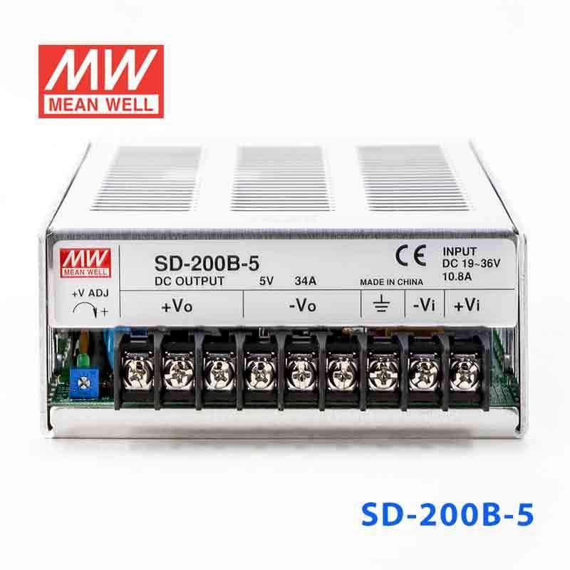 Mean Well SD-200B-5 DC-DC Converter - 170W - 19~36V in 5V out 34A - PHOTO 2