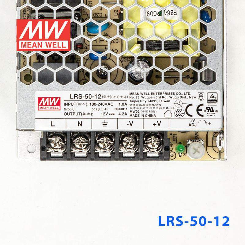 Mean Well LRS-50-12 Power Supply 50W 12V 4.2A - PHOTO 2