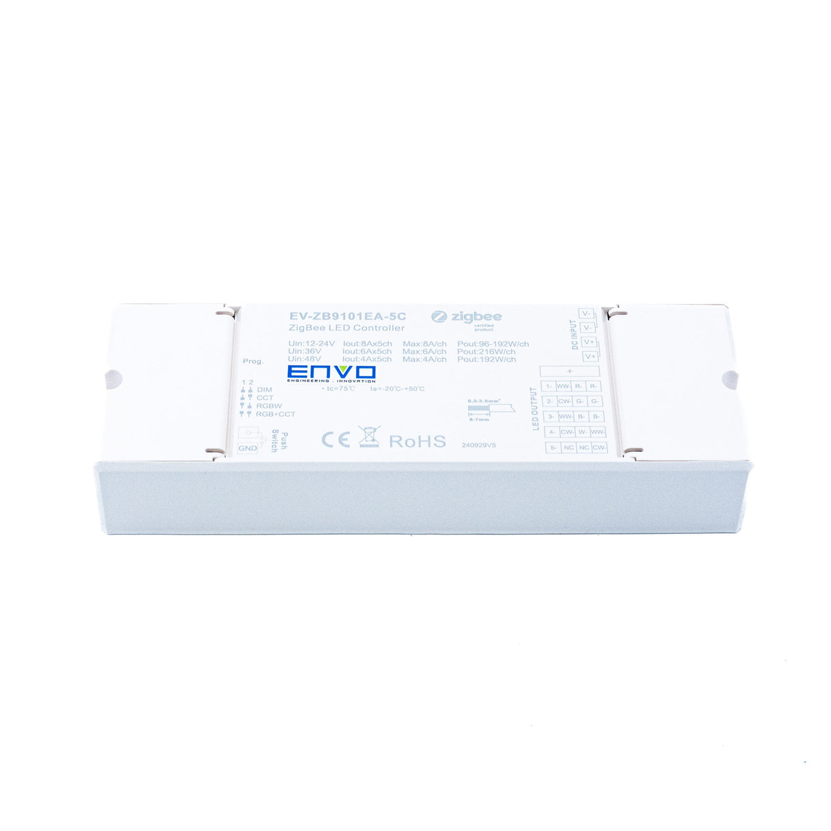 ENVO ZigBee 5 Channel Controller 12-48V 4-8A per Channel - PHOTO 1