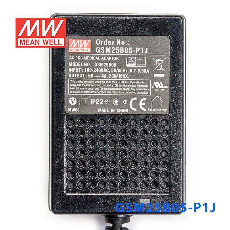 Mean Well GSM25B05-P1J Power Supply 20W 5V 4A - PHOTO 2