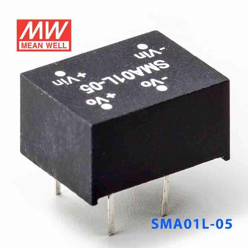 Mean Well SMA01L-05 DC-DC Converter - 1W - 4.5~5.5V in 5V out 200mA - PHOTO 1